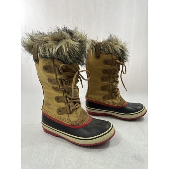 Sorel Womens Joan of Arctic Taffy Waterproof Snow Boots Women’s 7 Read - Picture 1 of 9
